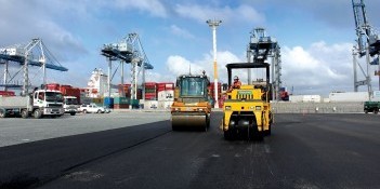 Port of Auckland paving 5